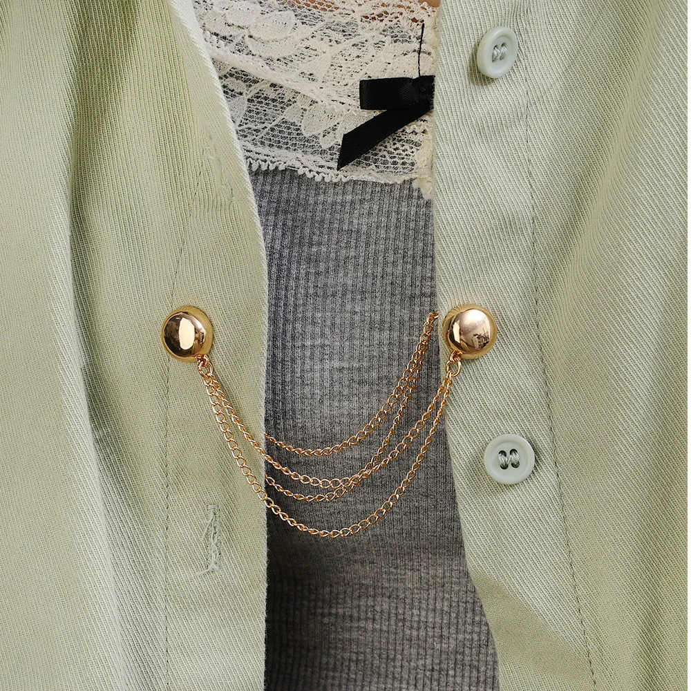 3 пары серебряных магнитных регулируемых зажимов для брюк - Фотография_4