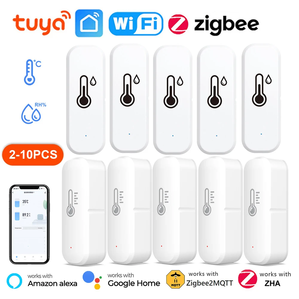 Tuya smart wifi zigbee датчик температуры