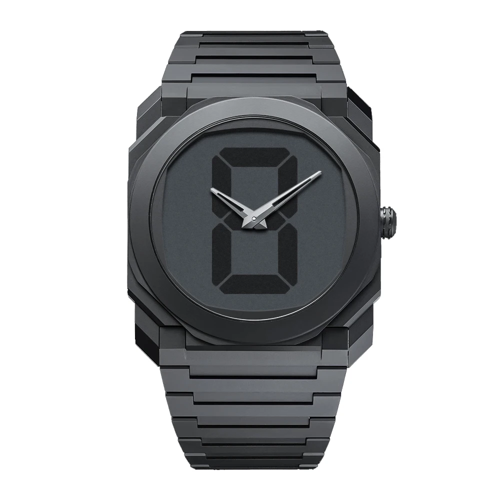 Новые трендовые ультратонкие пластиковые часы - Фотография_5