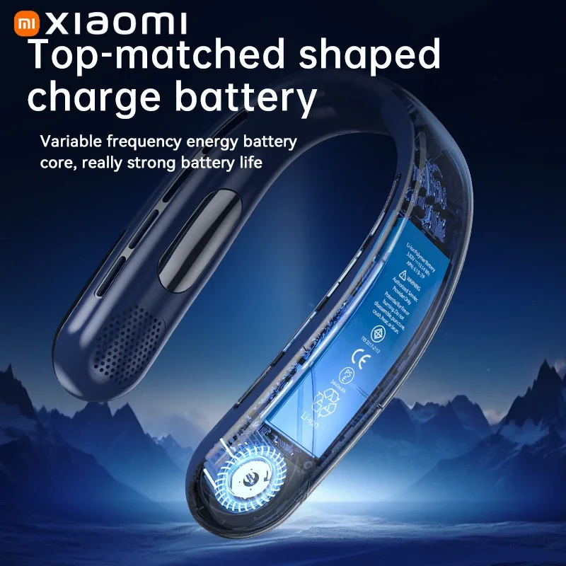 Xiaomi 5-скоростной подвесной вентилятор на шею - Фотография_5