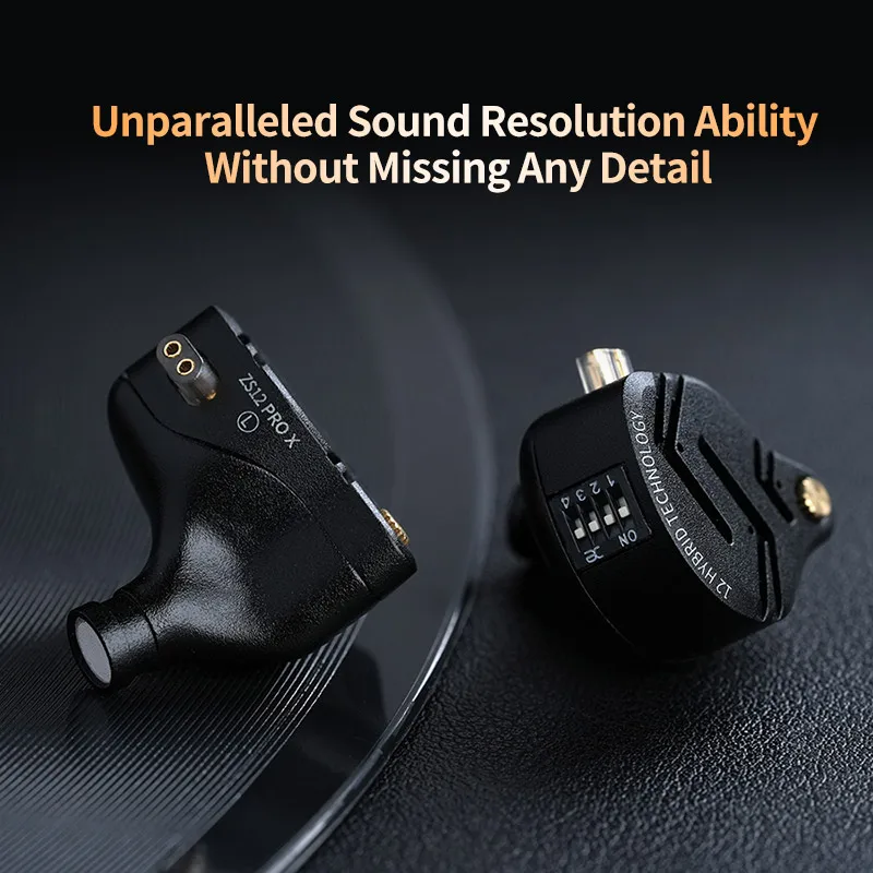 Kz zs12 pro x металлические наушники - Фотография_2