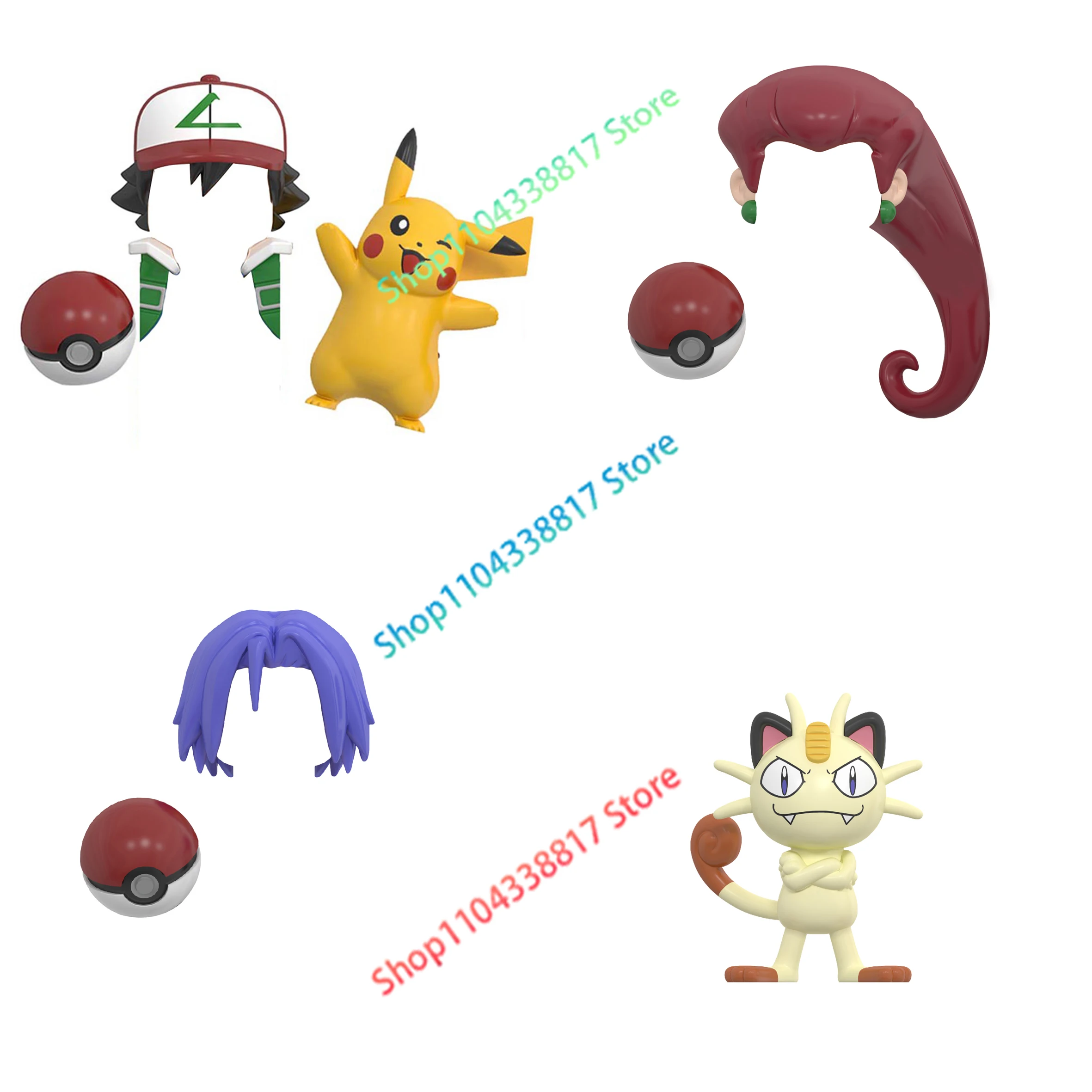Wm blocks pokemon pikachu ash poke