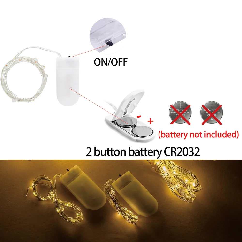 Светодиодная сказочная гирлянда из медного провода - Фотография_3