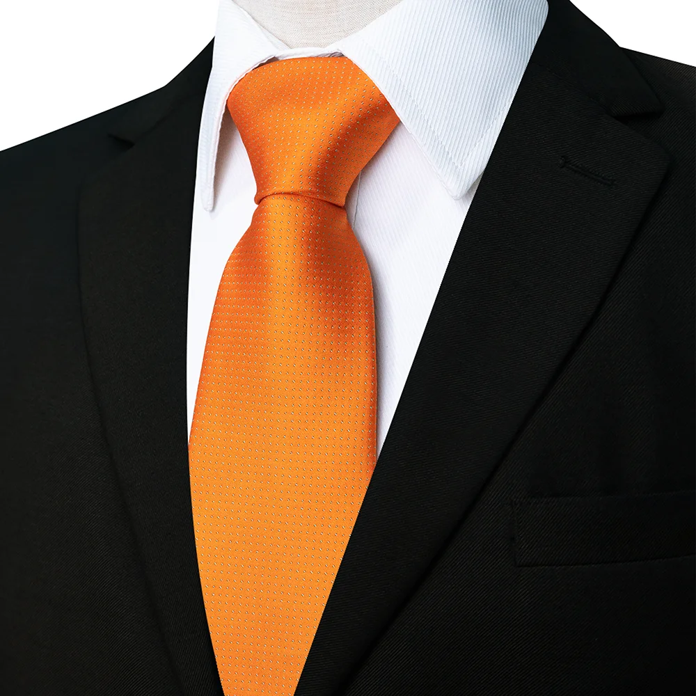 Черный жаккардовые галстуки eastepic для мужчин - Фотография_2