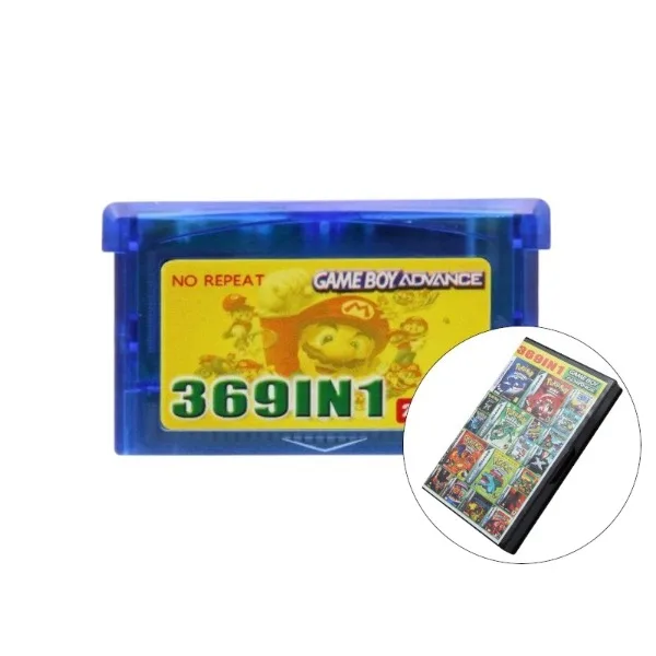 Игровой картридж gba в стиле ретро 369 в 1