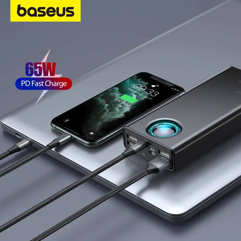 Power bank baseus 65w 30000mah