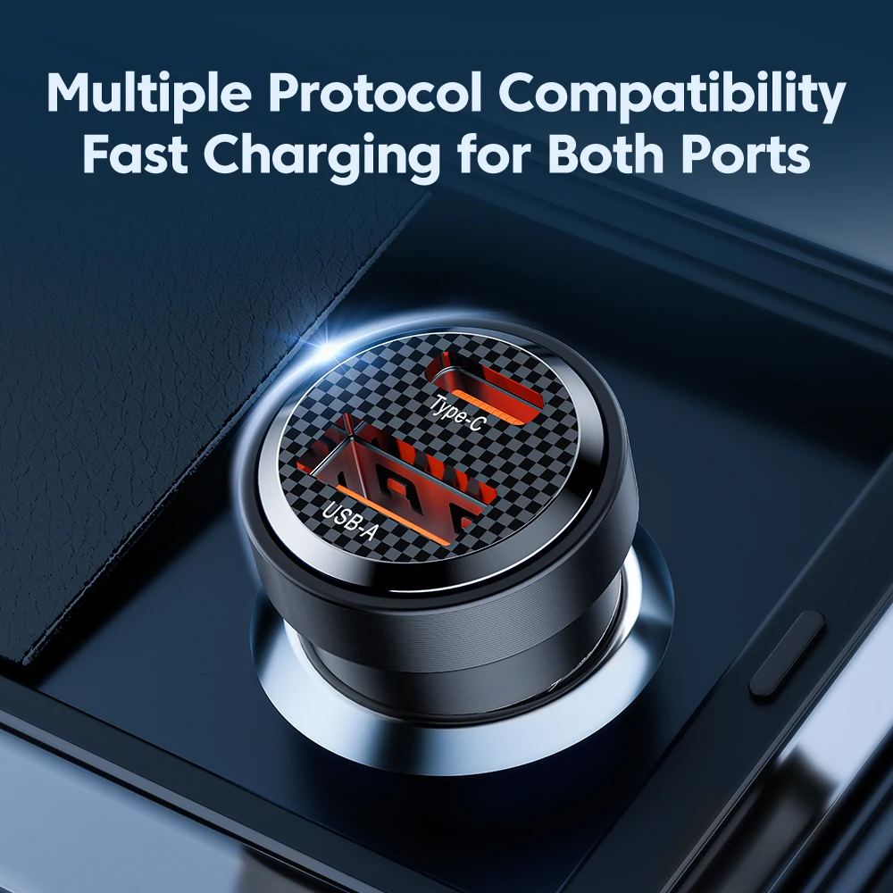 Usb c автомобильное зарядное устройство - Фотография_5