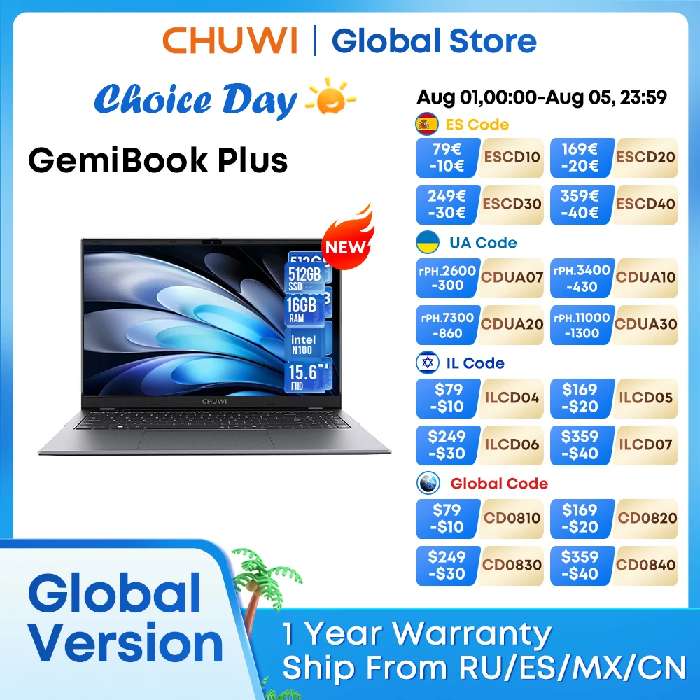Ноутбук chuwi 15