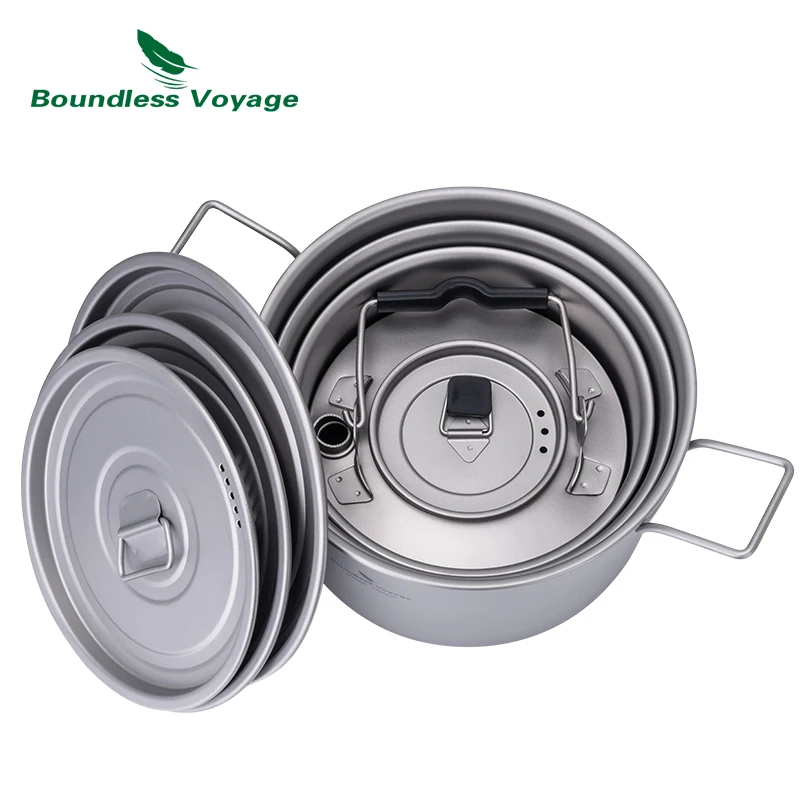 Boundless voyage titanium pot stockpot - Фотография_2