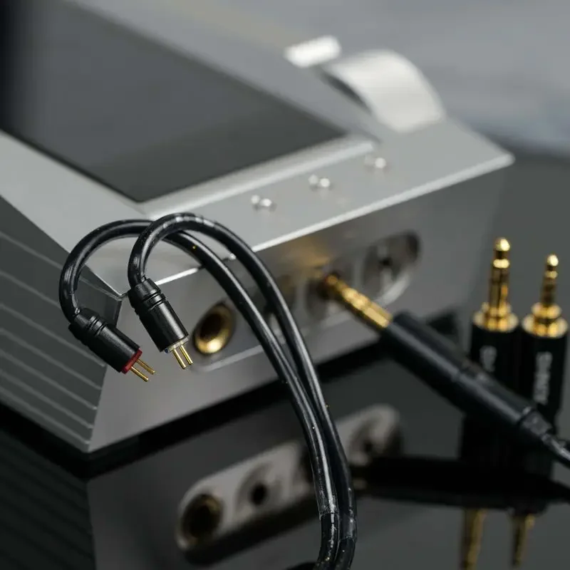 Xinhs-127 hi-fi кабель для обновления наушников l-образный модульный 2 - Фотография_5