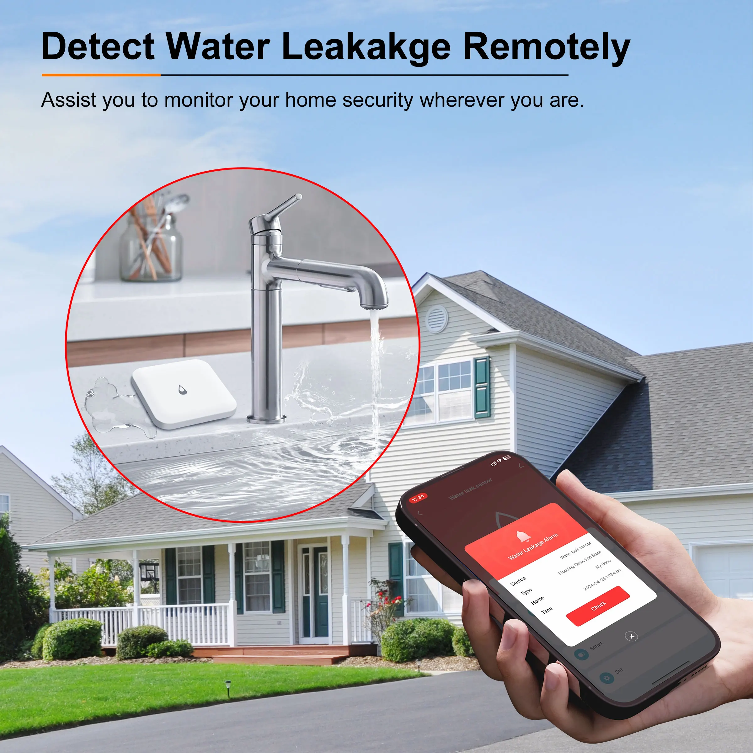 Girier zigbee датчик утечки воды - Фотография_3