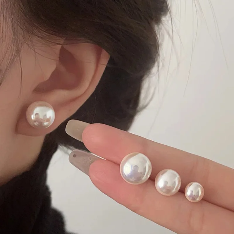 Женские серьги-гвоздики из серебра 925 пробы