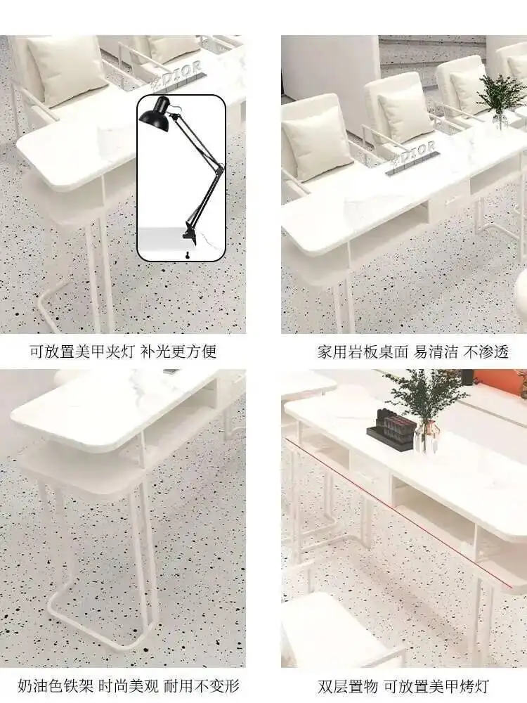 Кремовый стиль, профессиональный маникюрный стол - Фотография_5