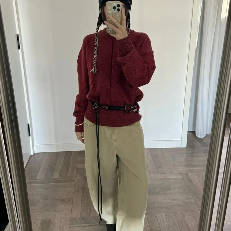 Женский тонкий многослойный металлический ремень с бисером - Фотография_2