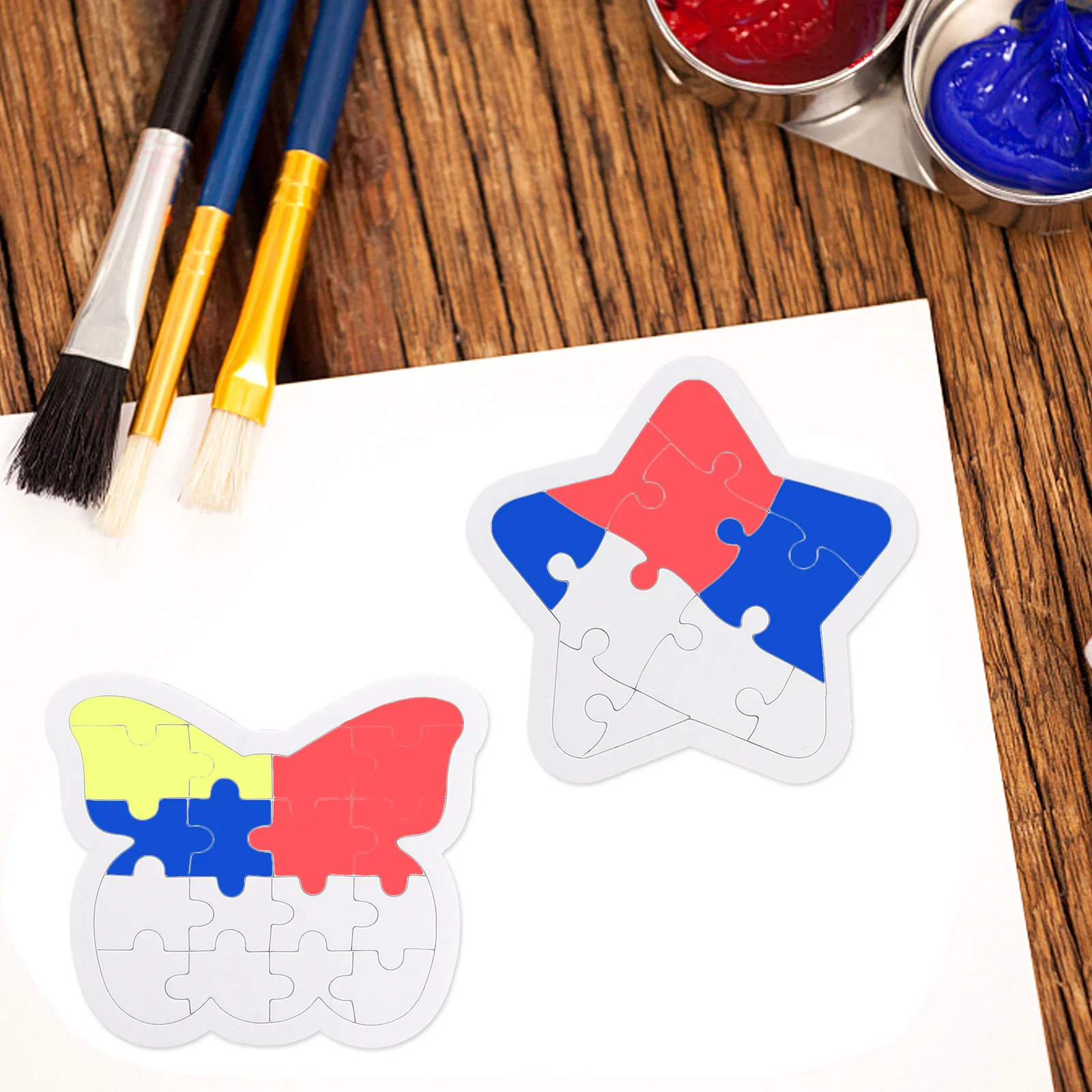 Пустая головоломка для рисования своими руками - Фотография_2