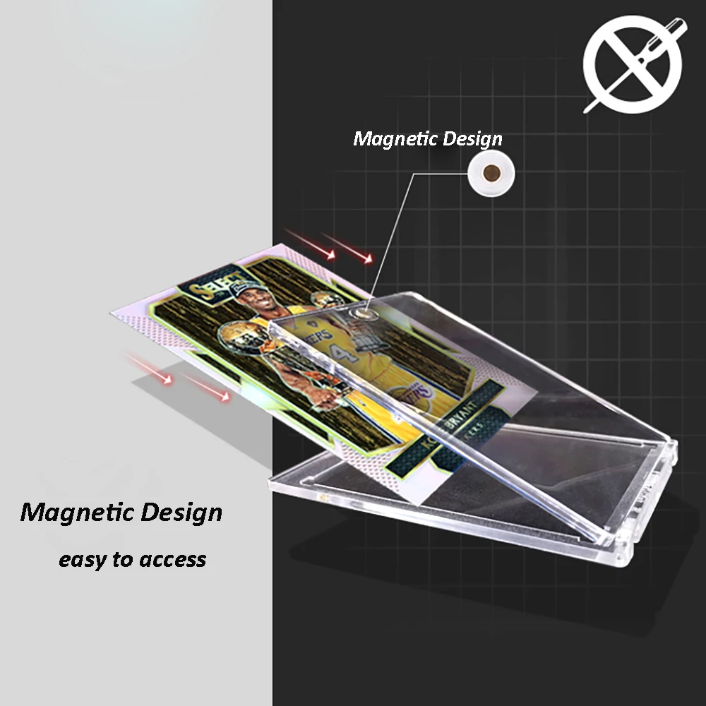 Ultra pro 35 pt one-touch золотые магнитные фоточехлы для баскетбола - Фотография_6