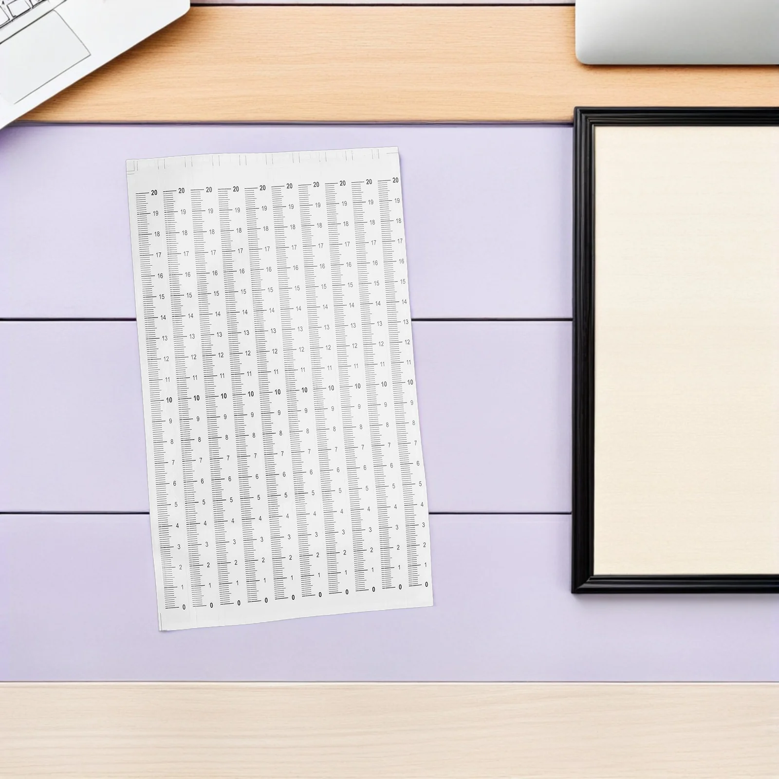 Клейкая линейка, метрическая шкала, - Фотография_3