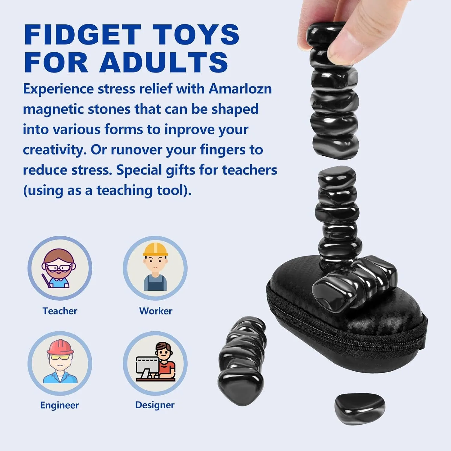 Магнитные шахматные игровые камни - Фотография_3