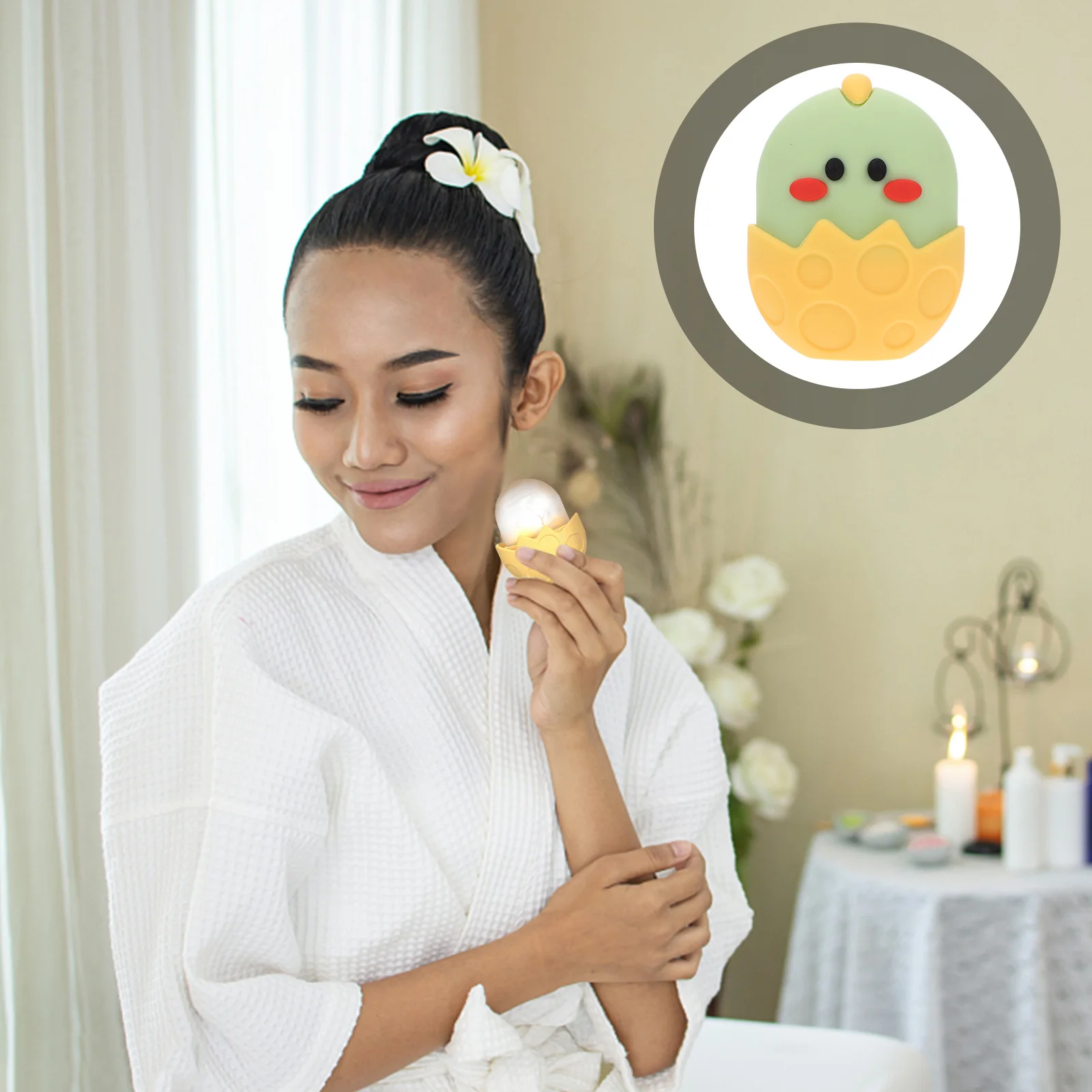 Силиконовый массажер для глазури для лица