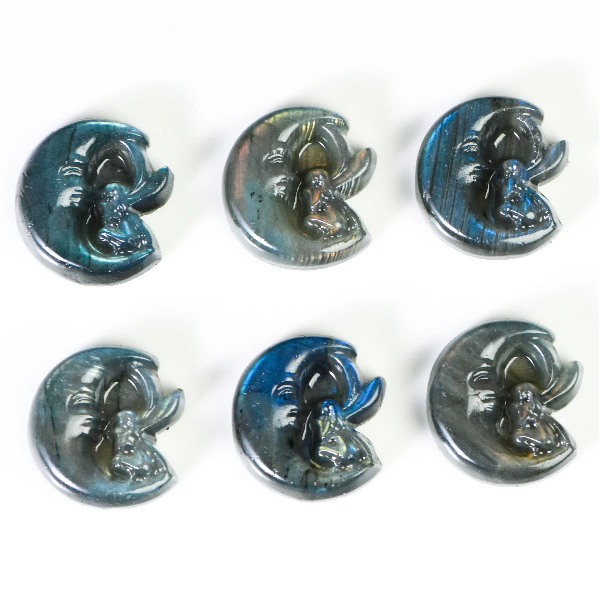 Лабрадорит резьба по лунной фе - Фотография_2