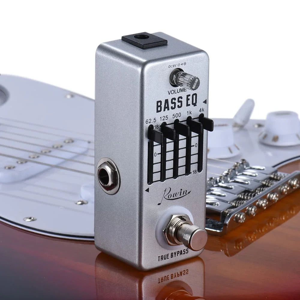 Педали rowin bass equalizer педали гитарных эффектов с 5-полосной графикой