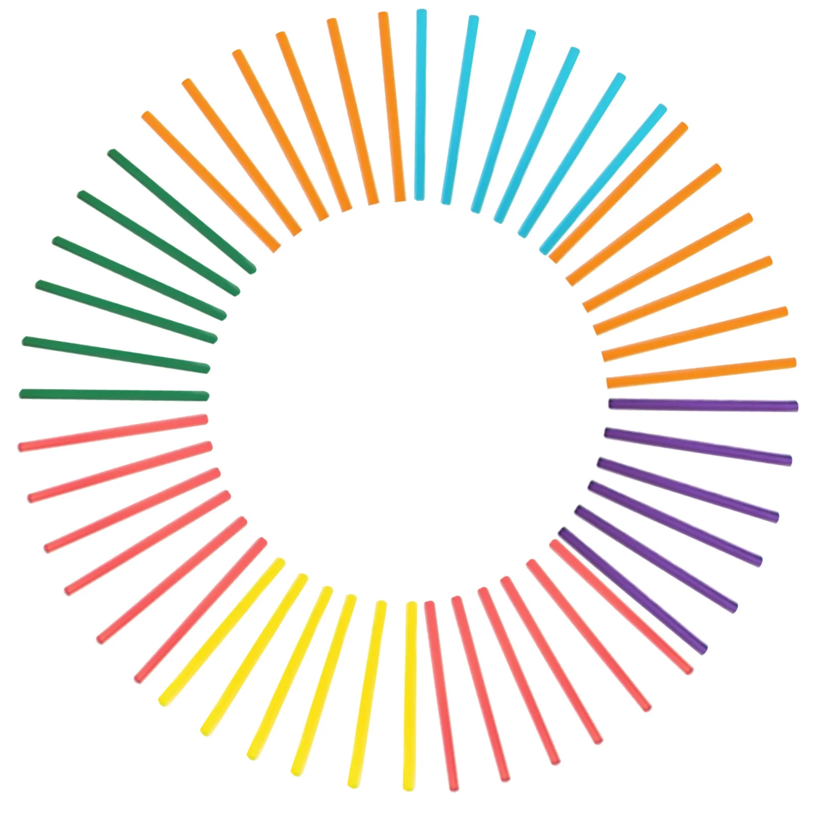 Красочные деревянные палочки разноцветные - Фотография_3