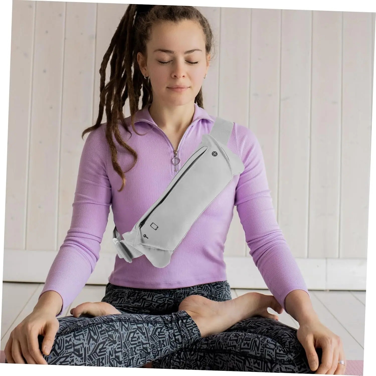 Роскошная дышащая эластичная поясная сумка унисекс - Фотография_6