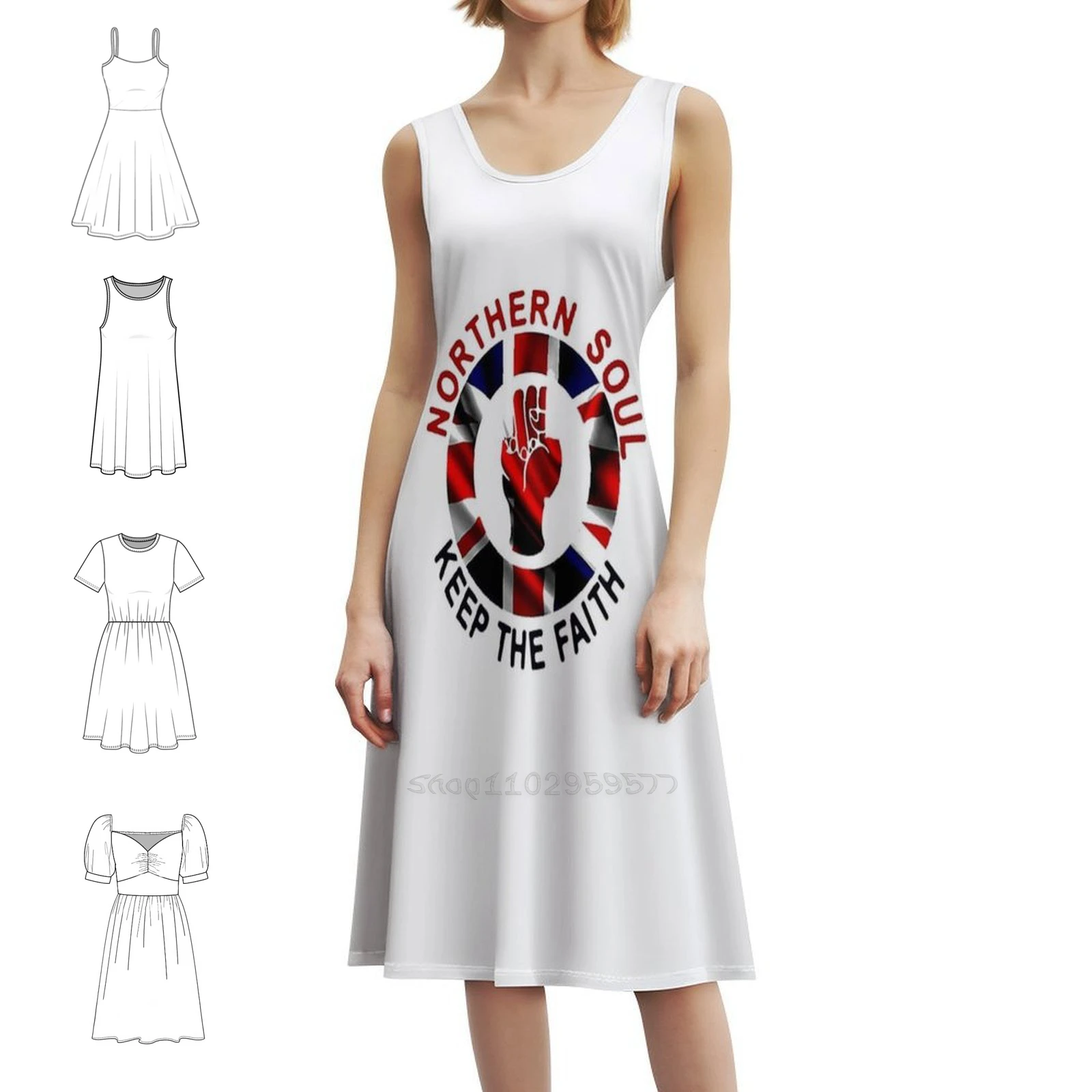 Northern sol женское уличное платье в стиле хип-хоп с графическим принтом