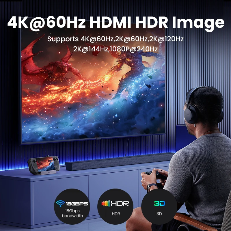 Ugreen паровая док-станция 4k60hz - Фотография_2