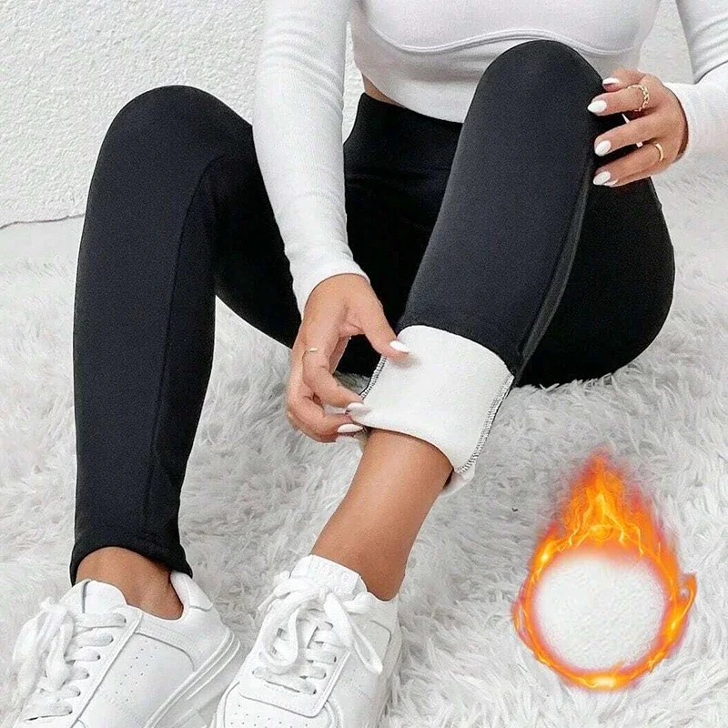 Зимние женские леггинсы - Фотография_6