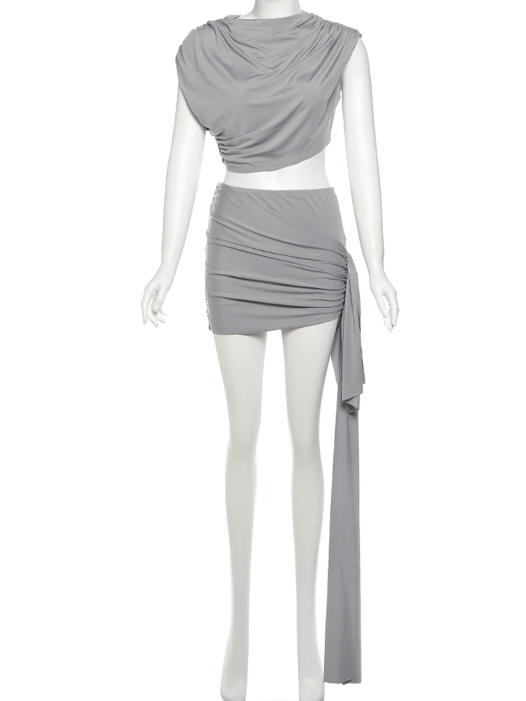 Weird puss нерегулярный комплект из 2 предметов с рюшами - Фотография_6