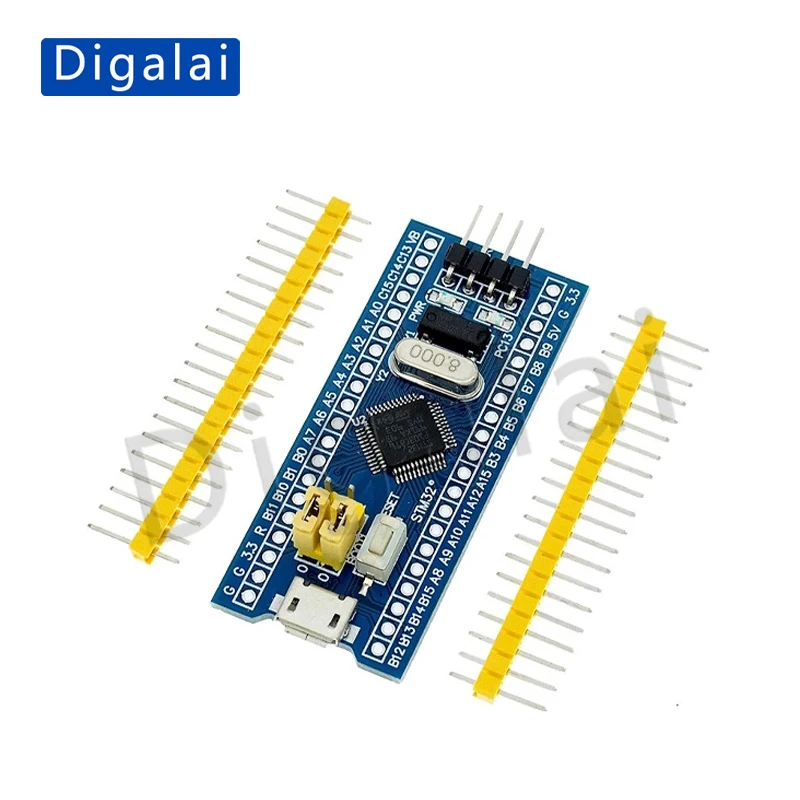 100% новая оригинальная минимальная системная плата stm32f103c6t6/c8t6 - Фотография_4
