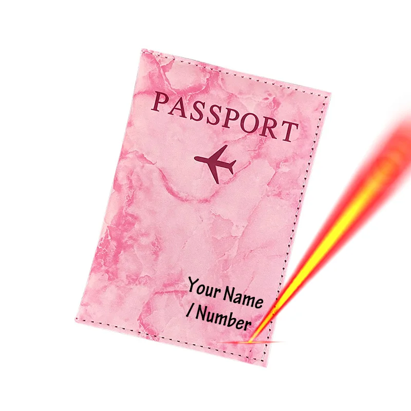 Персонализированная розовая обложка для паспорта с именами - Фотография_5