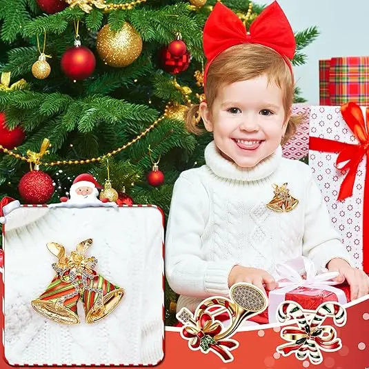 Новая модная роскошная изысканная рождественская брошь - Фотография_6