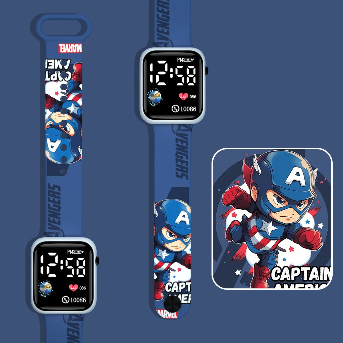 Новые детские часы с рисунком человека-паука для девочек - Фотография_6