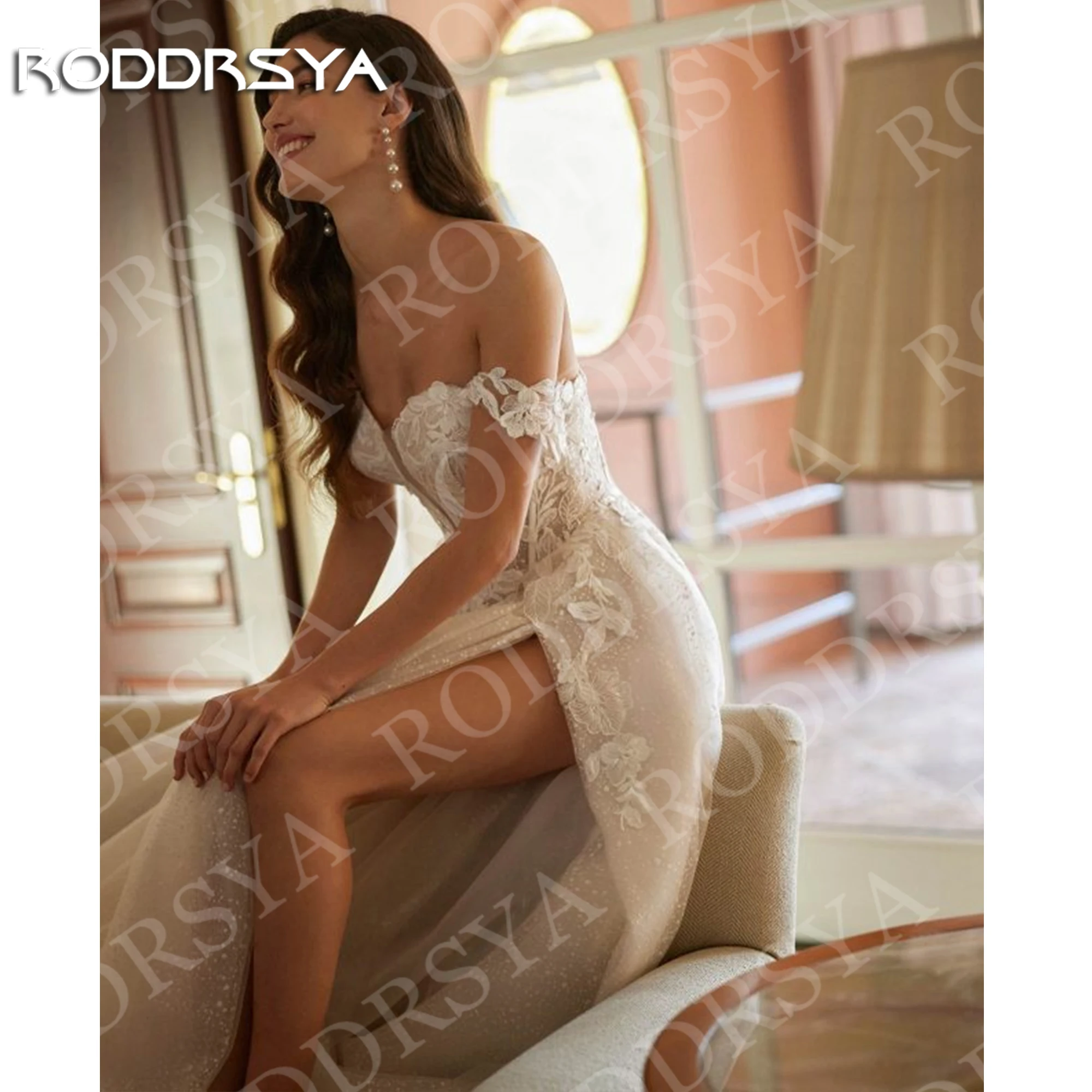 Женское свадебное платье с открытыми - Фотография_3