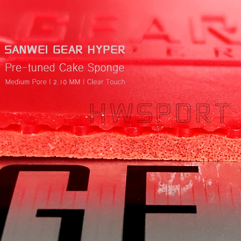 Sanwei gear hyper накладка для настольного тенниса - Фотография_4