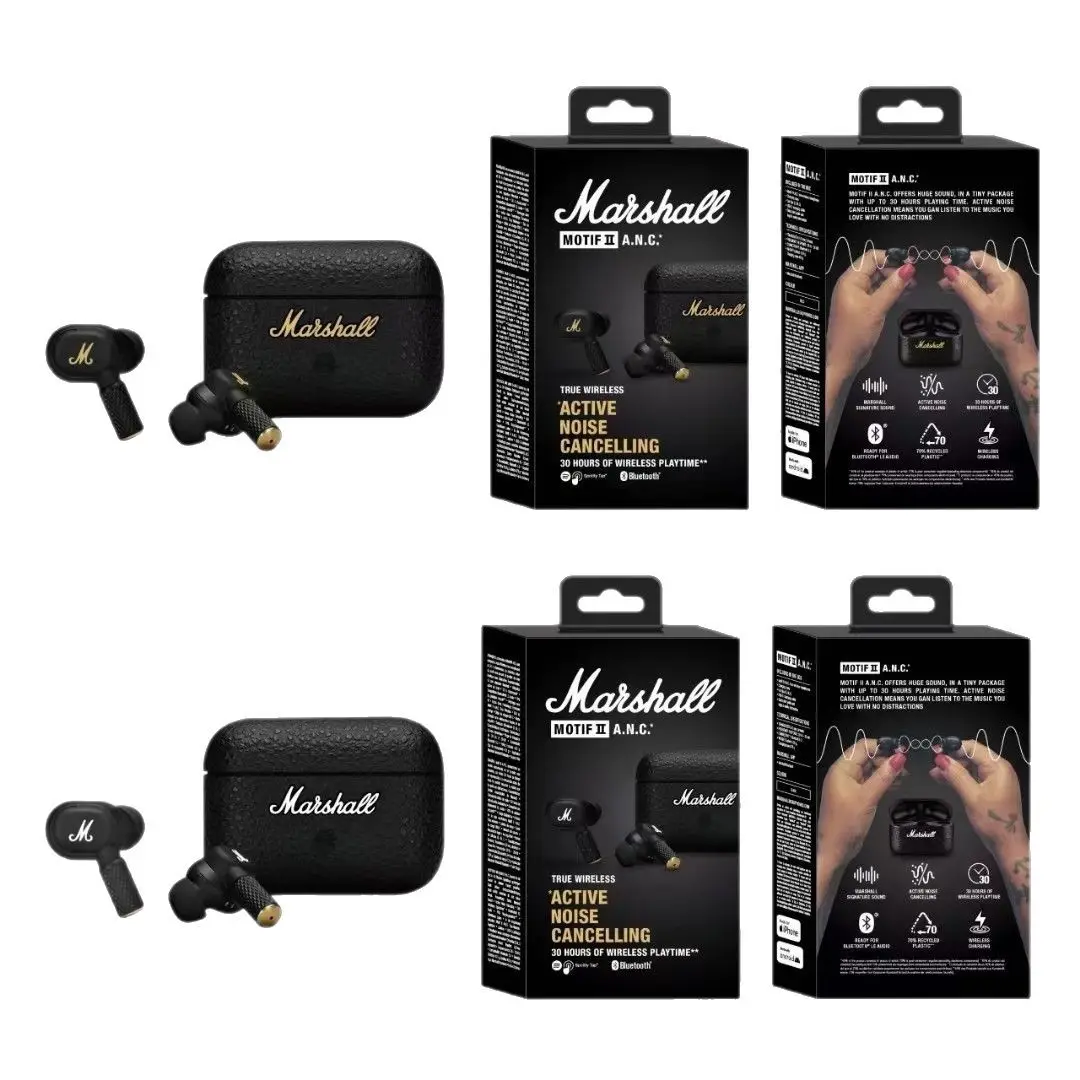 Новые наушники marshall motif ii anc true bluetooth 5.2 - Фотография_4