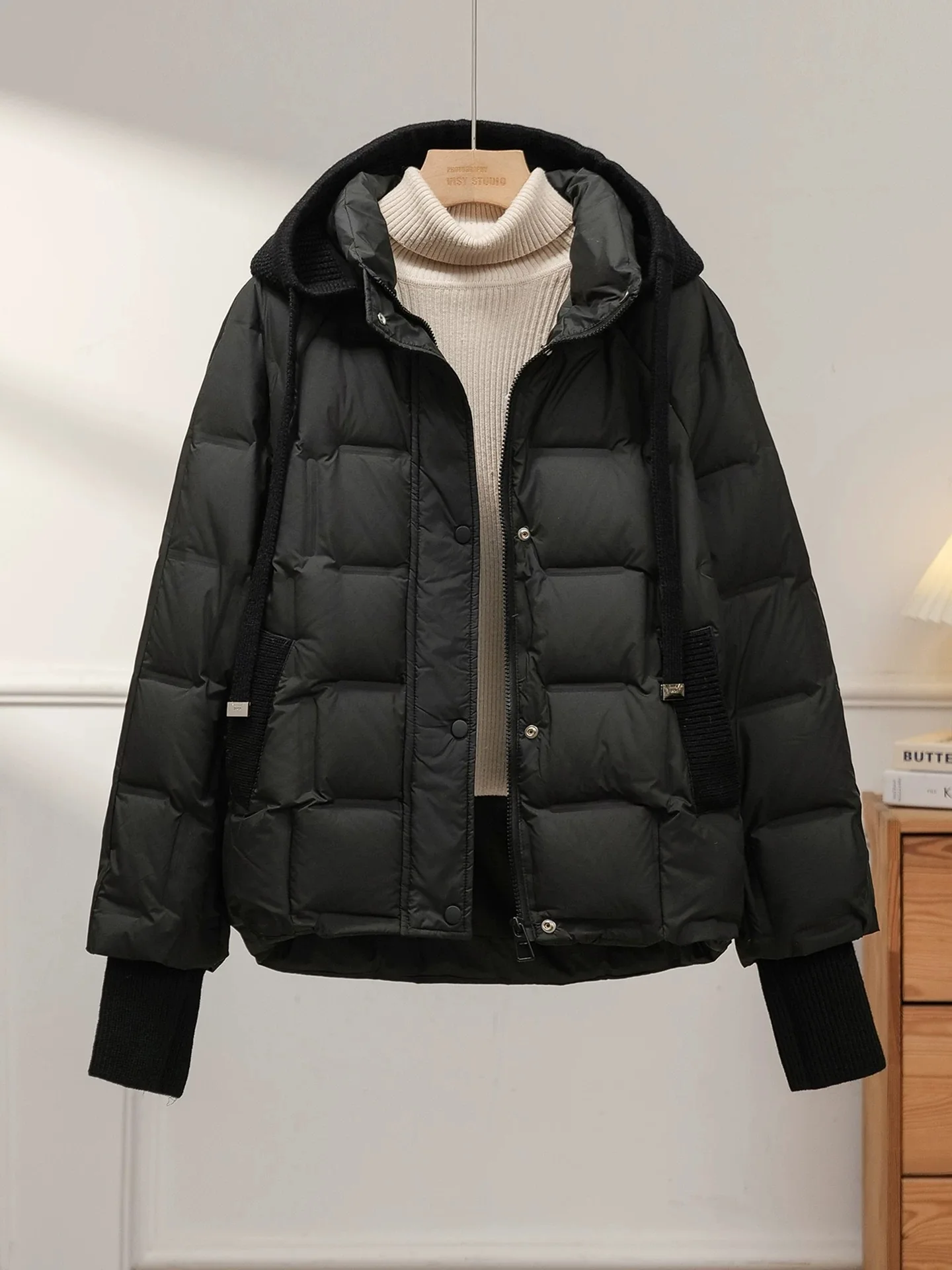 Года, осенне-зимнее женское теплое пуховое пальто - Фотография_4