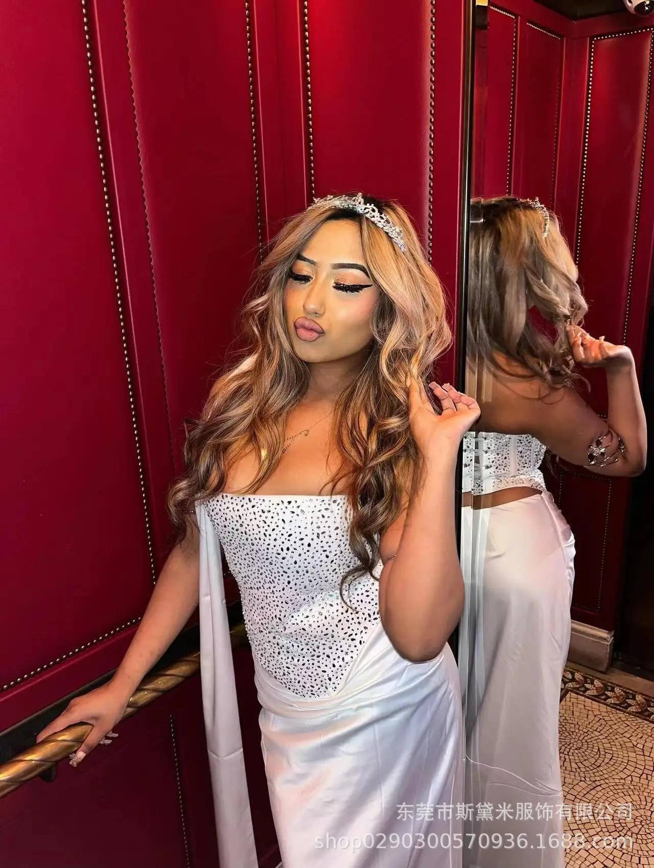 Сексуальное женское платье русалки для выпускного вечера - Фотография_4