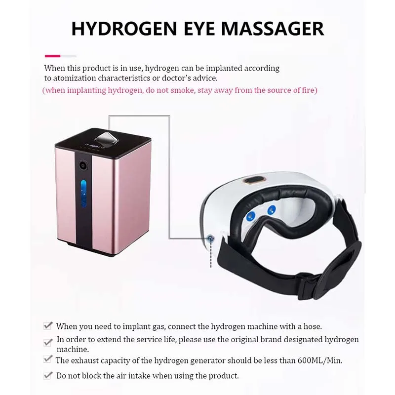 Портативные usb-водородные очки для глаз - Фотография_6