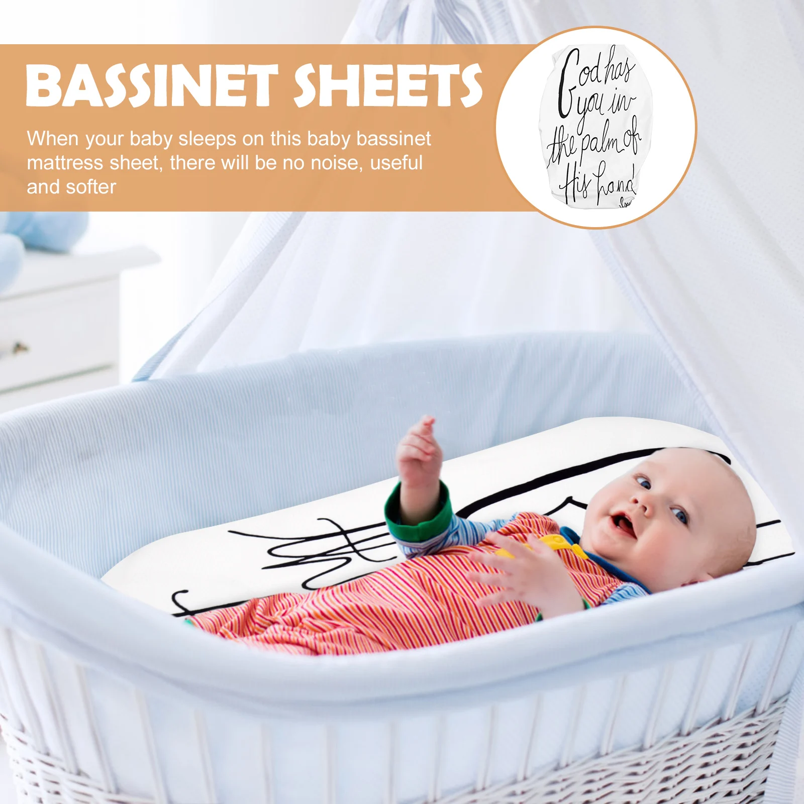 Вязаный матрас из полиэстера для люльки - Фотография_3