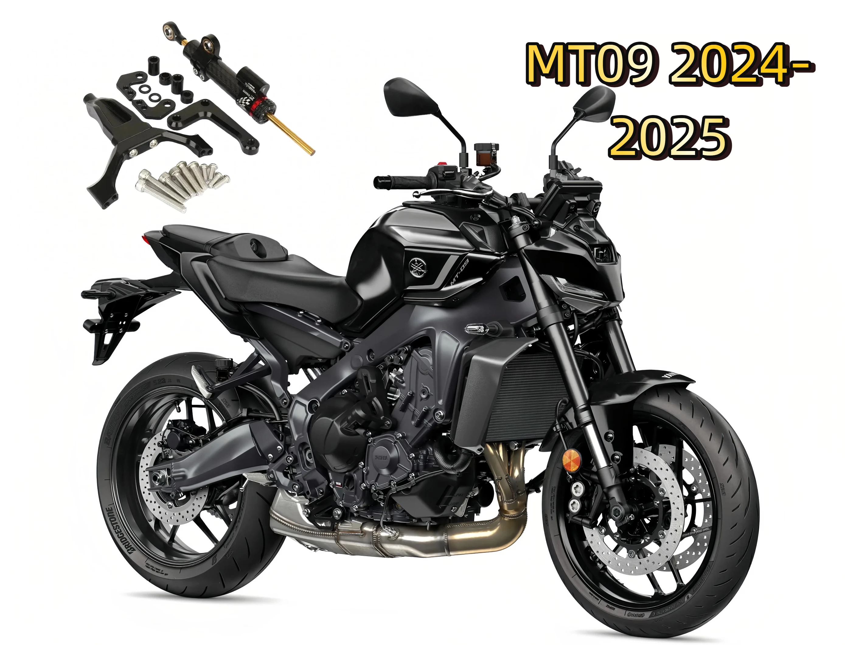 Mt09 nieuwe motorfiets stuurhodemper