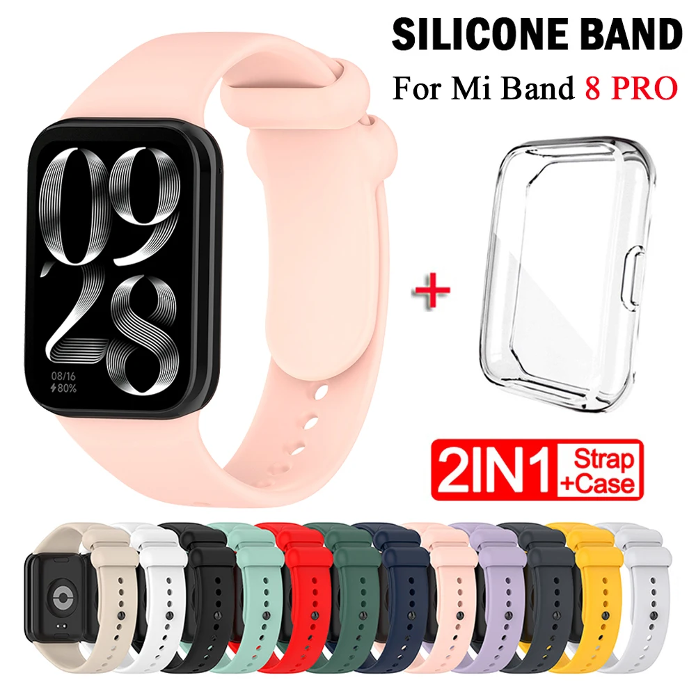 Ремешок + чехол для xiaomi mi band 8 pro