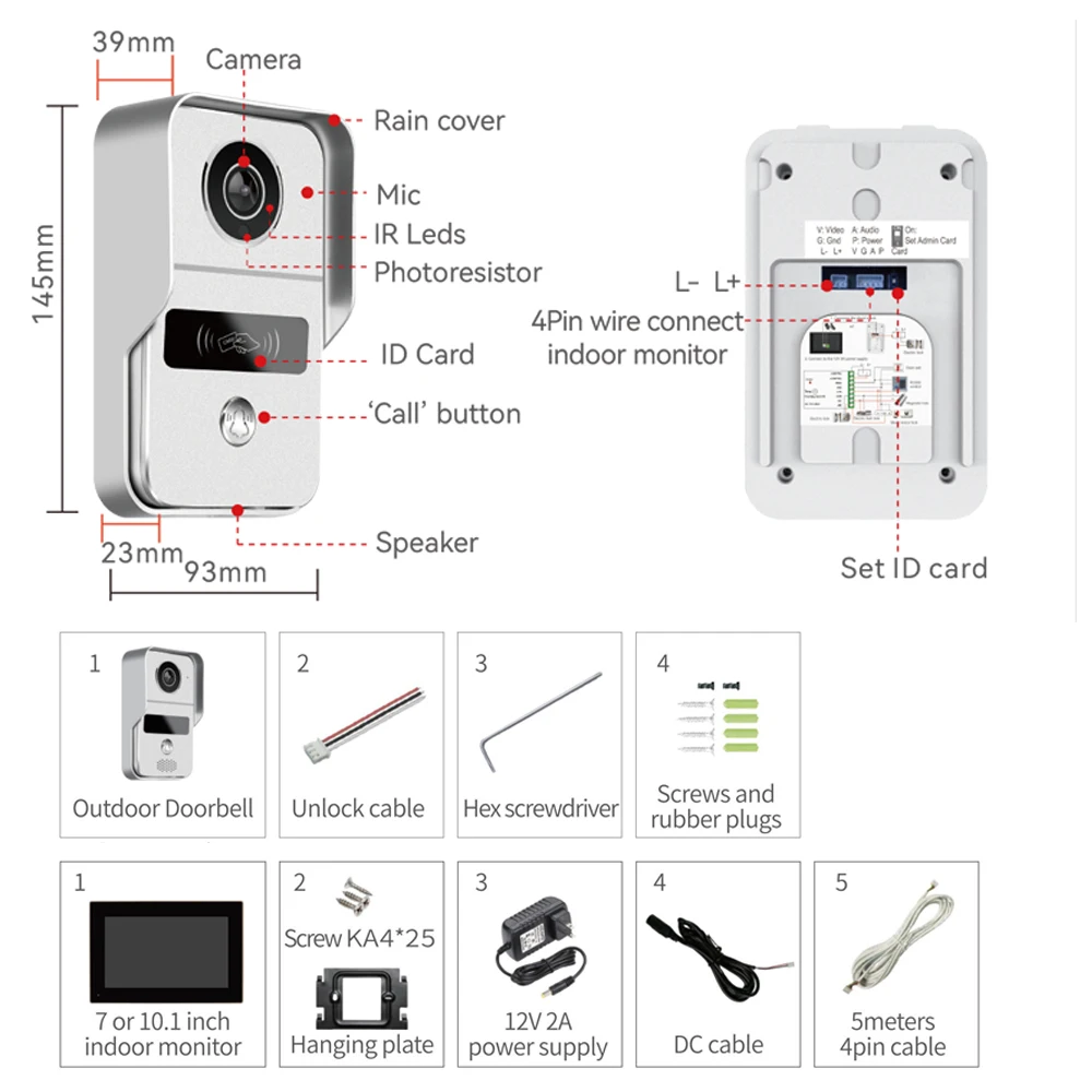Wi-fi tuya smart app 7-дюймовый - Фотография_4