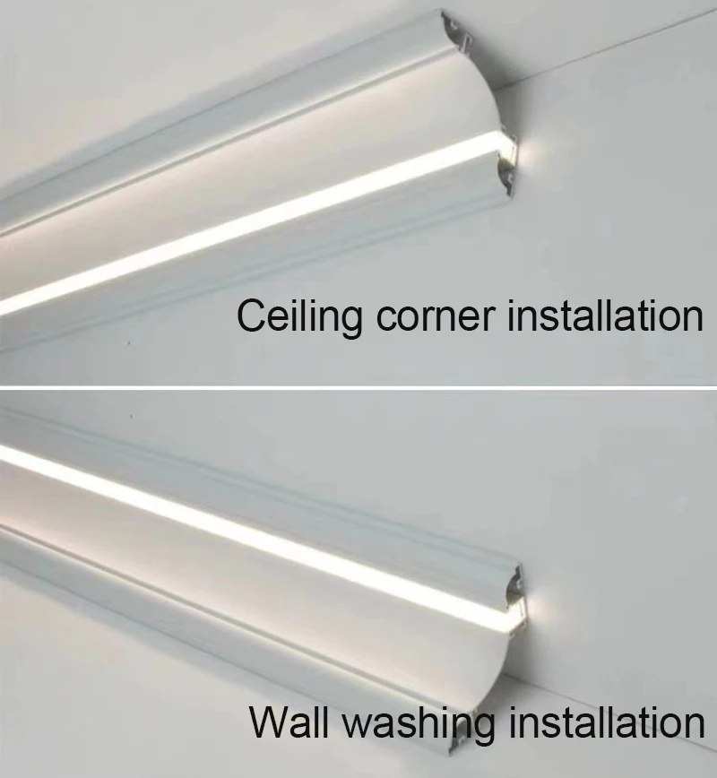 Верхний угловой светодиодный алюминиевый профиль - Фотография_2