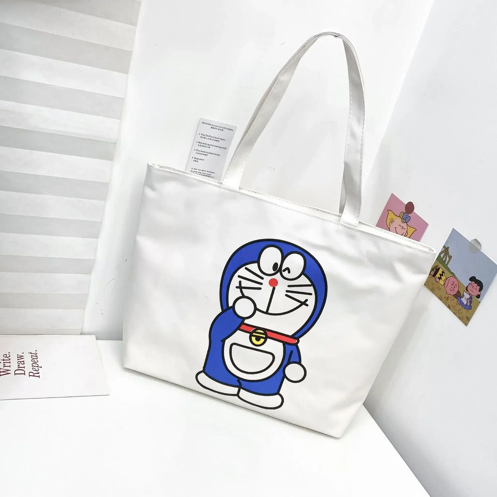 Doraemon 2022 креативная новая мультяшная холщовая сумка на плечо