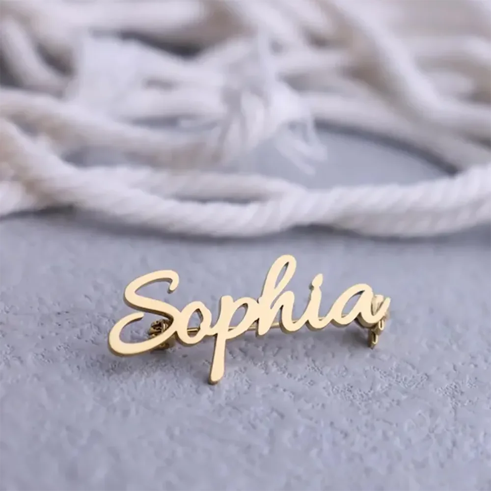 Персонализированное имя броши для - Фотография_3