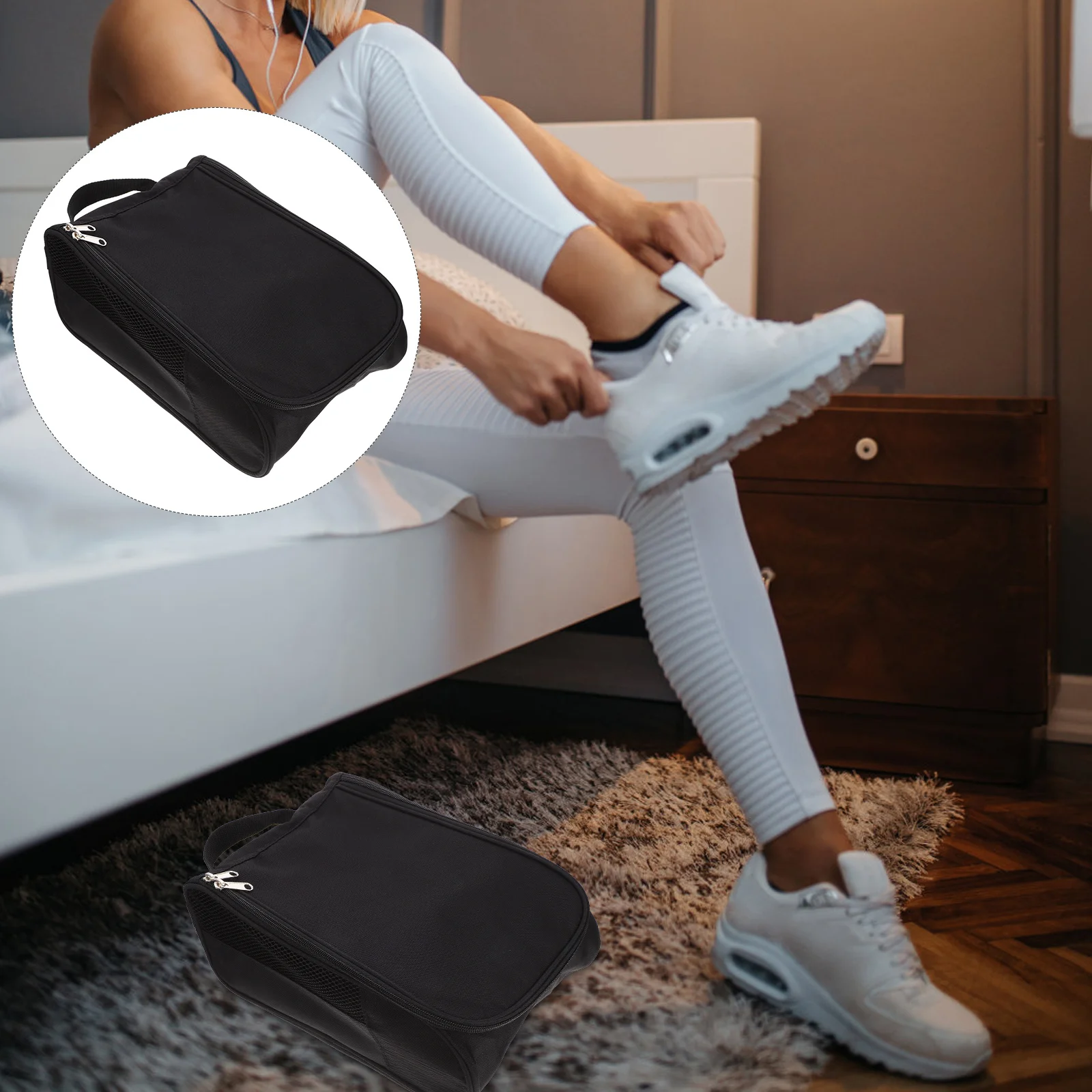 Сумка для обуви для гольфа на молнии - Фотография_2