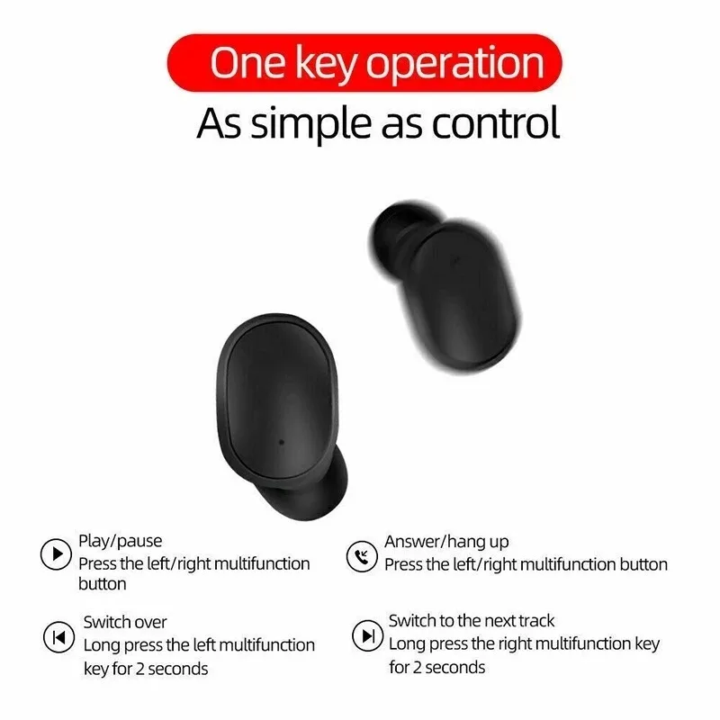 E6s tws беспроводные наушники спортивные водонепроницаемые bluetooth 5 - Фотография_5